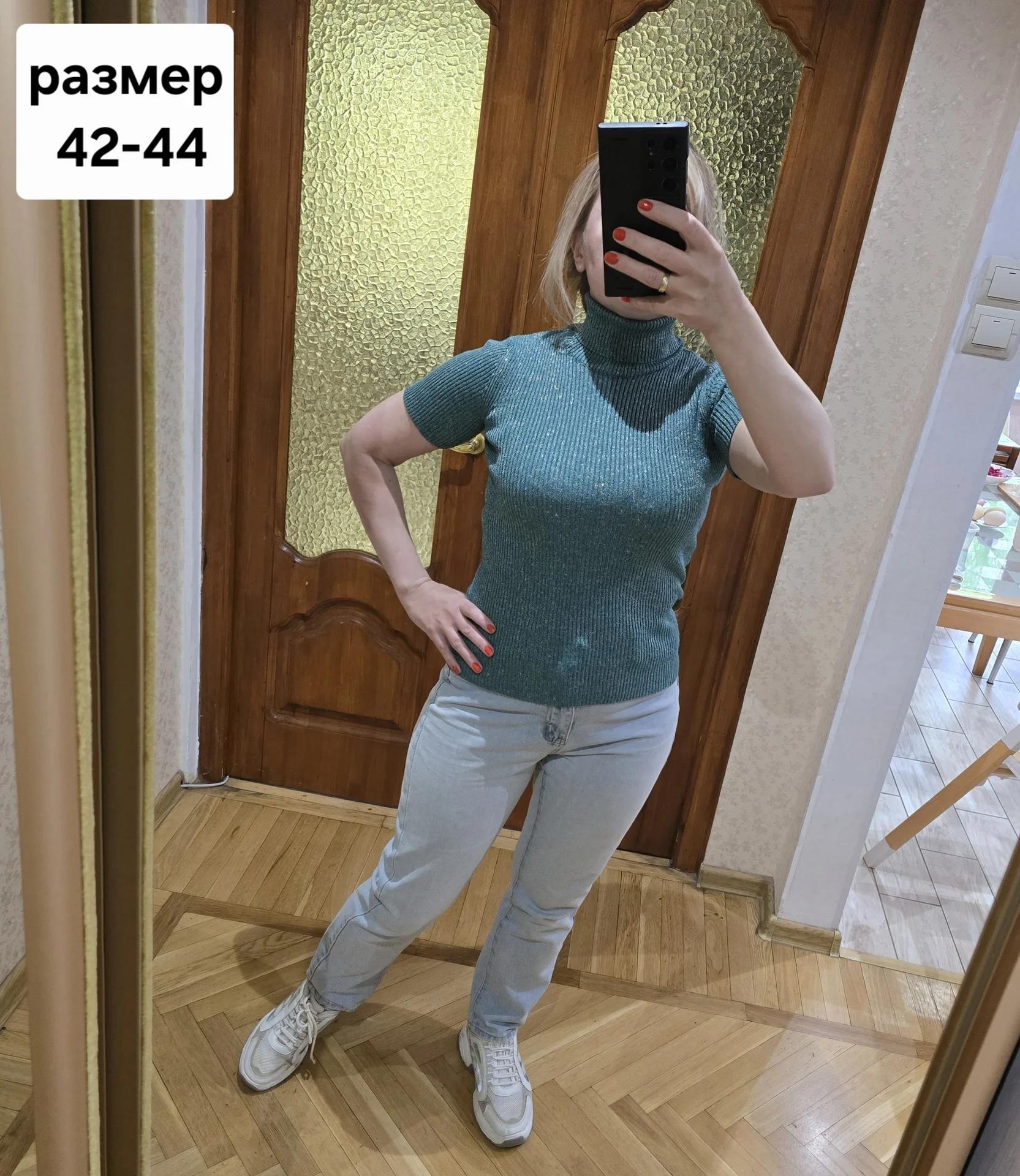 Женская водолазка с кор.рукавом р.42-44 - миниатюра 8