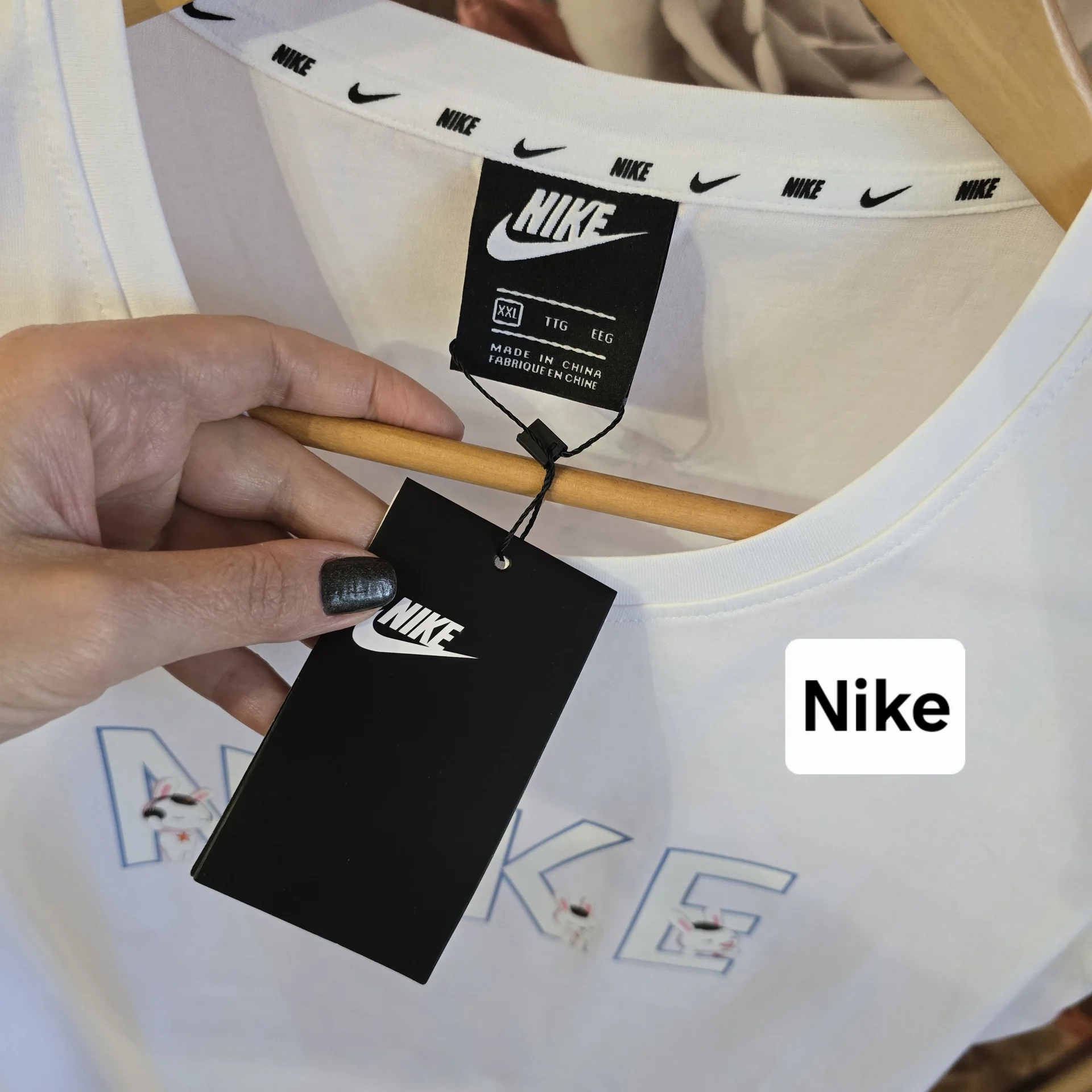 Женская футболка Nike (хлопок) - миниатюра 4