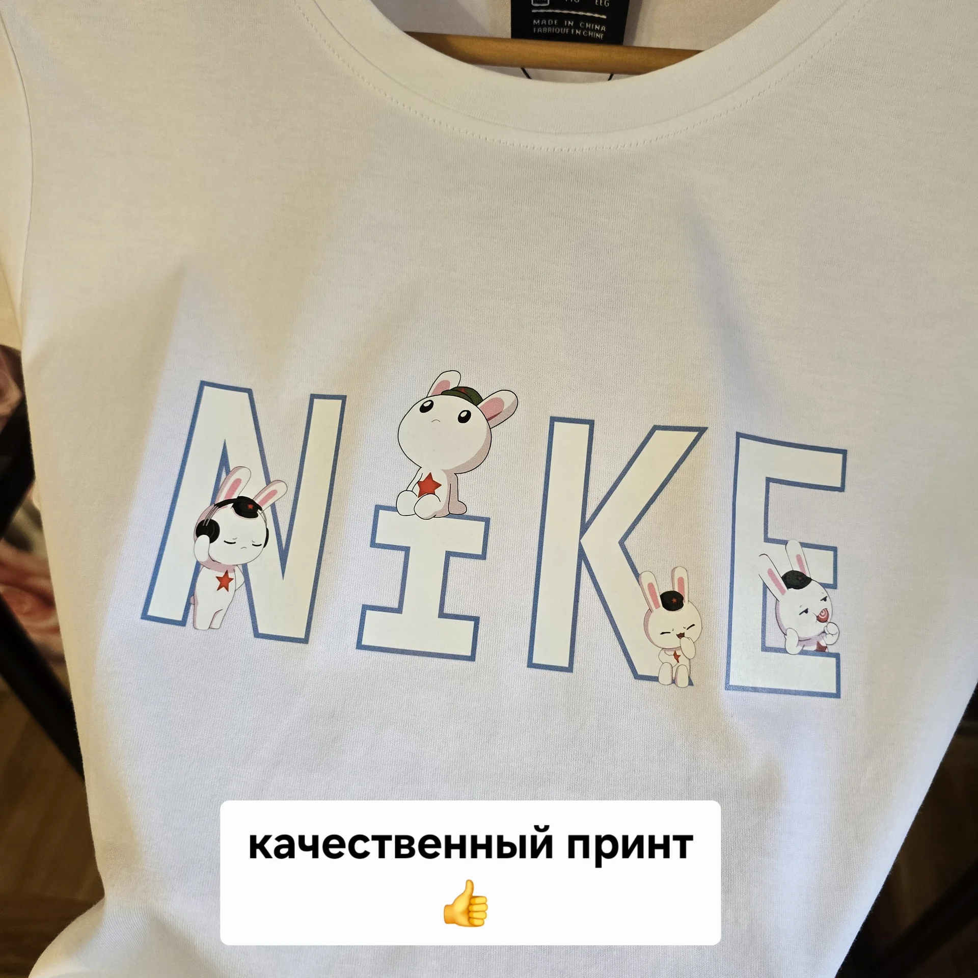 Женская футболка Nike (хлопок) - миниатюра 5