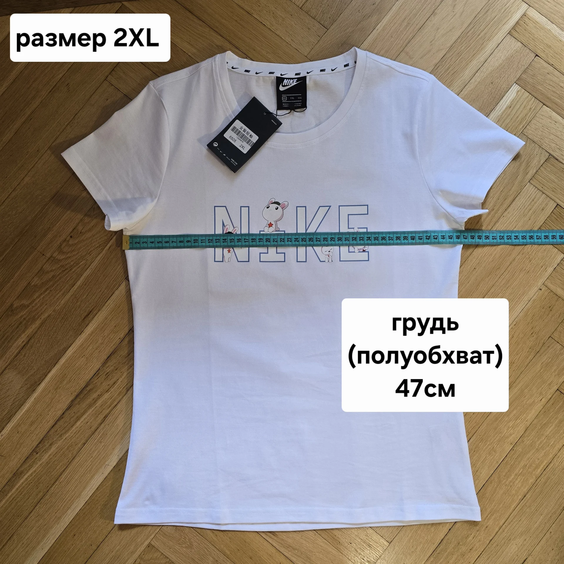 Женская футболка Nike (хлопок) - миниатюра 8