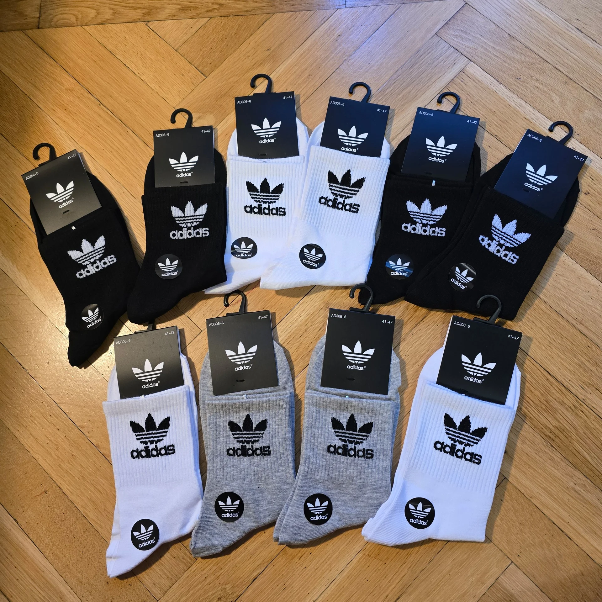 Мужские высокие носки Adidas р.41-47 - миниатюра 4