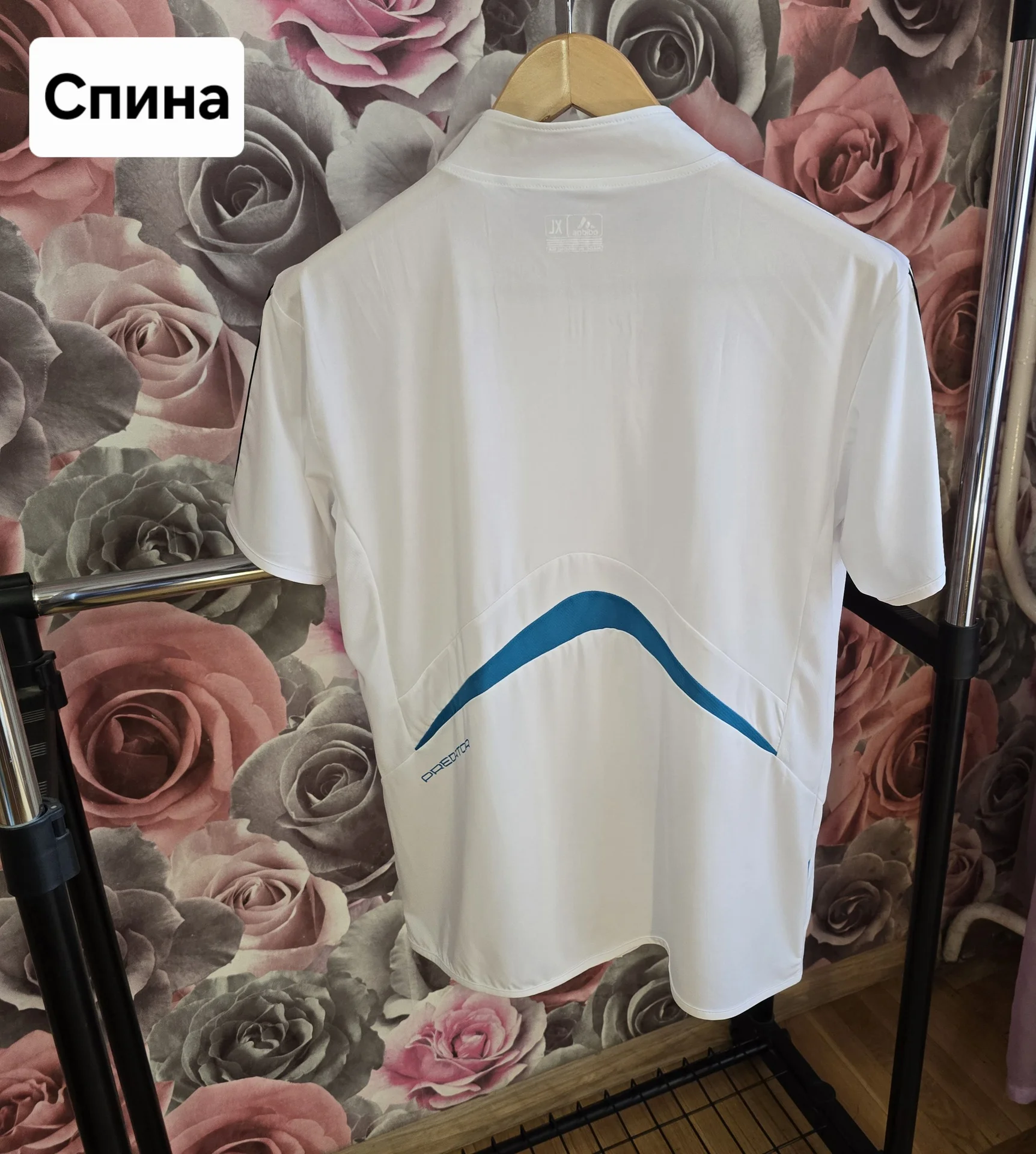 Мужская футболка с молнией Adidas - миниатюра 10