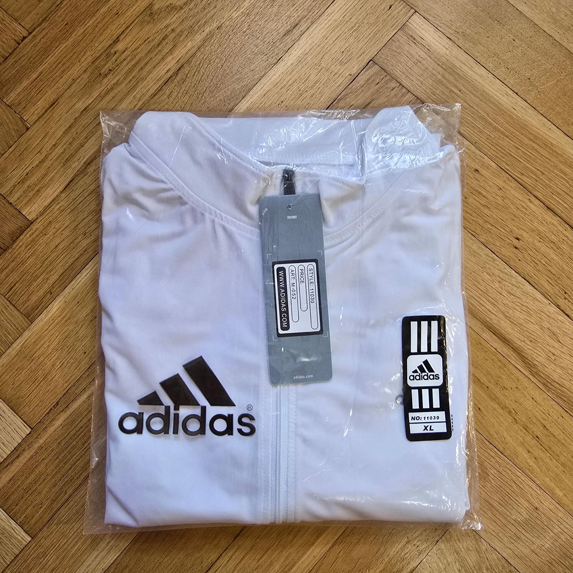 Мужская футболка с молнией Adidas - миниатюра 12