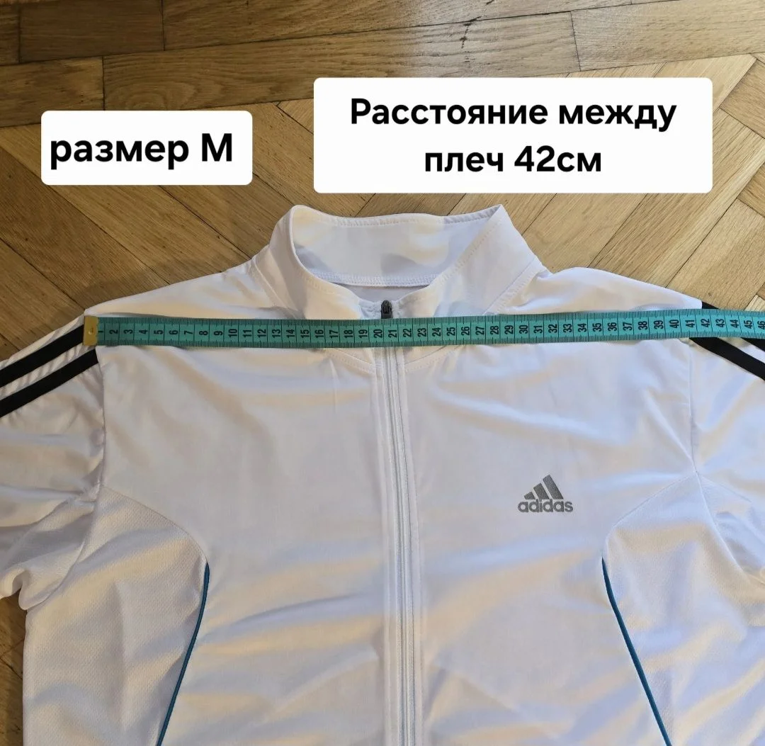Мужская футболка с молнией Adidas - миниатюра 14