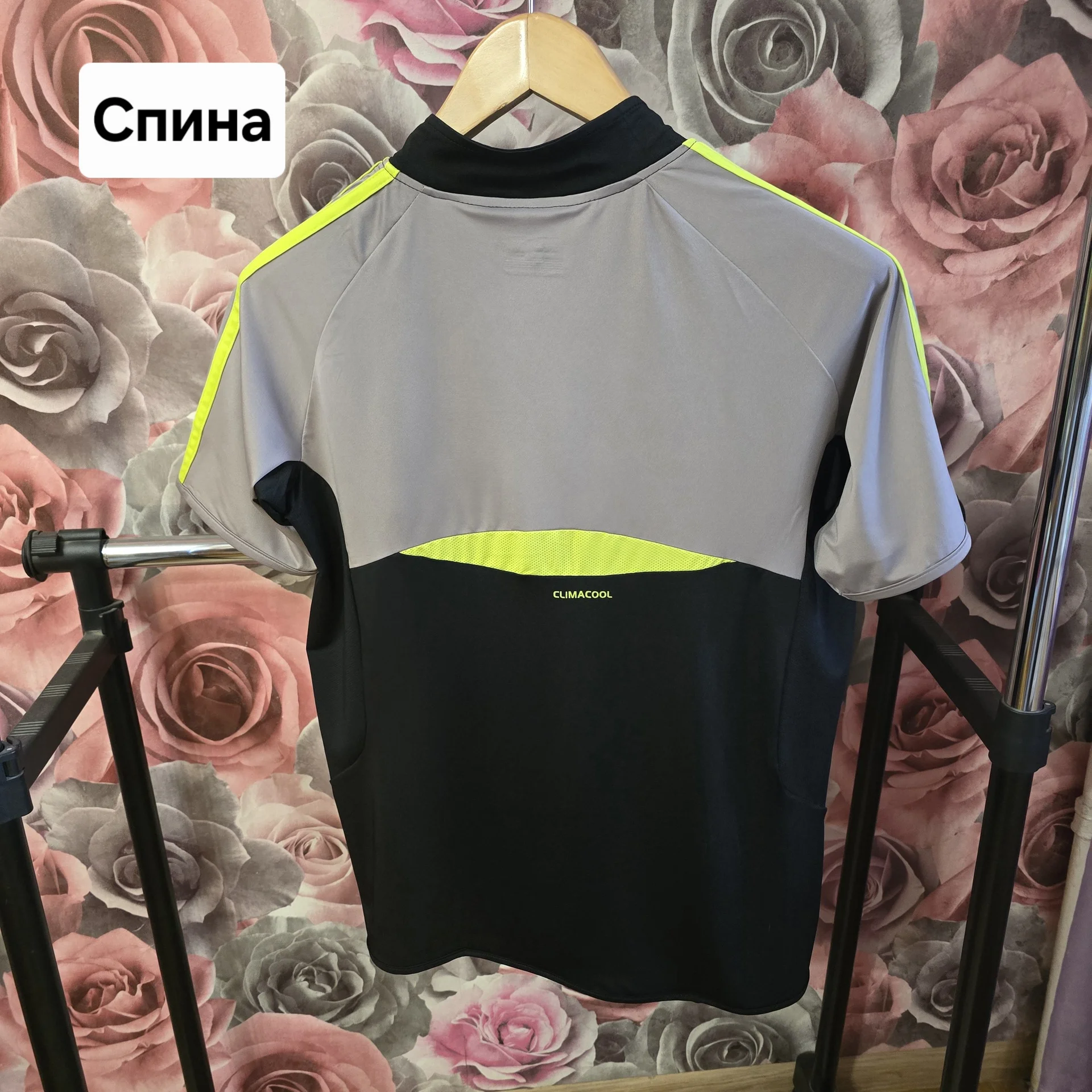Мужская спортивная футболка с молнией М(44-46) - миниатюра 8