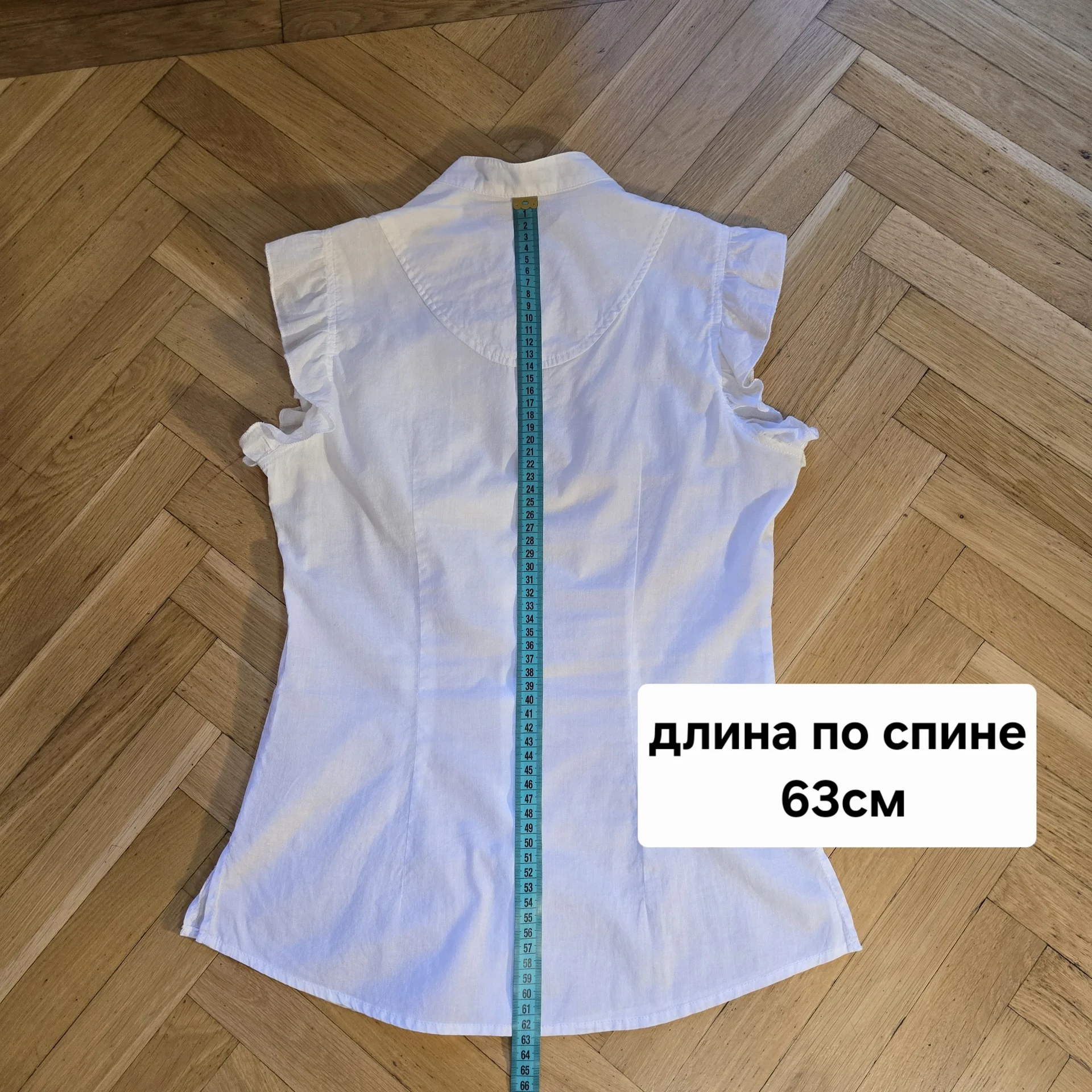 Женская блузка хлопок без рукавов 42-44 - миниатюра 8