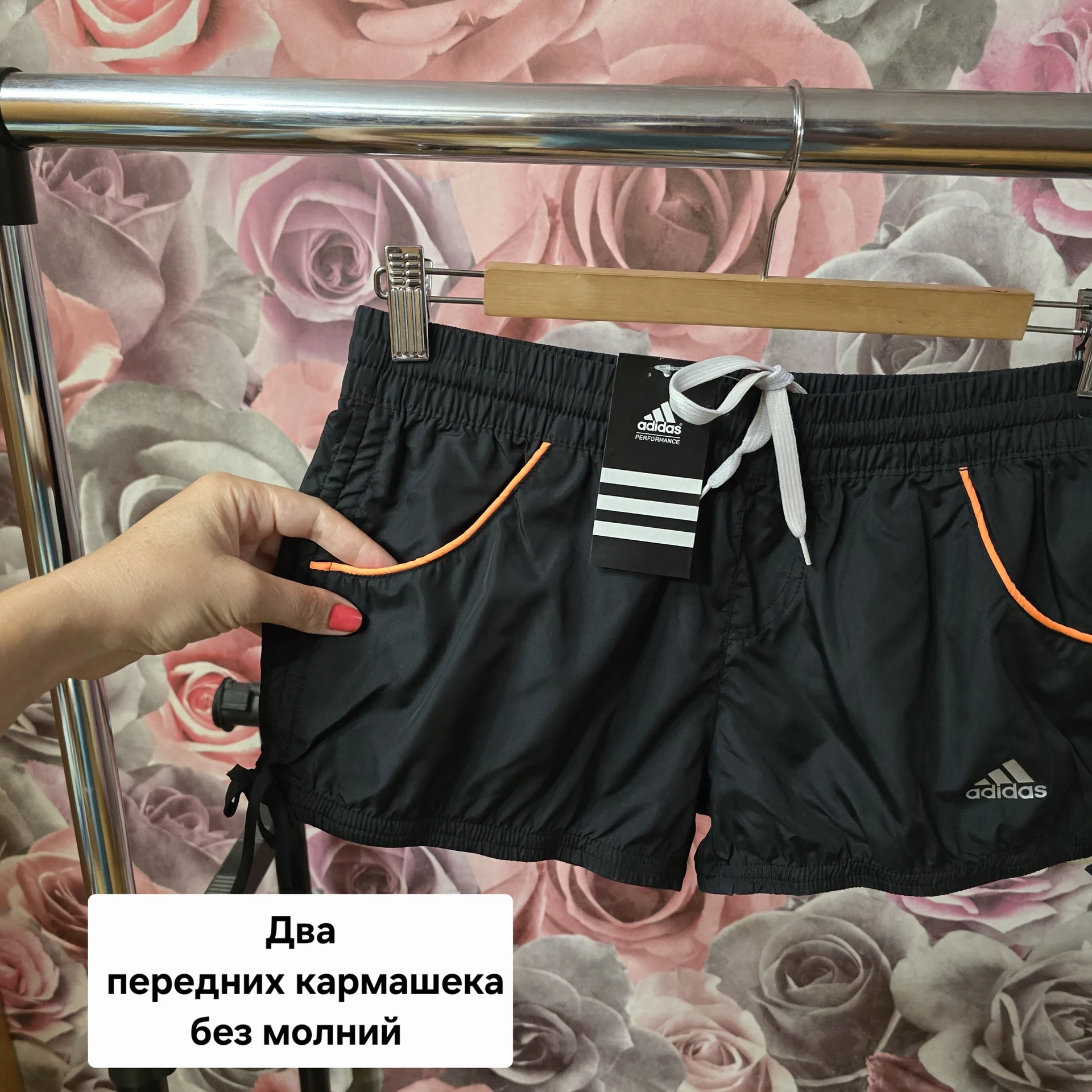 Женские летние шорты Adidas - миниатюра 2