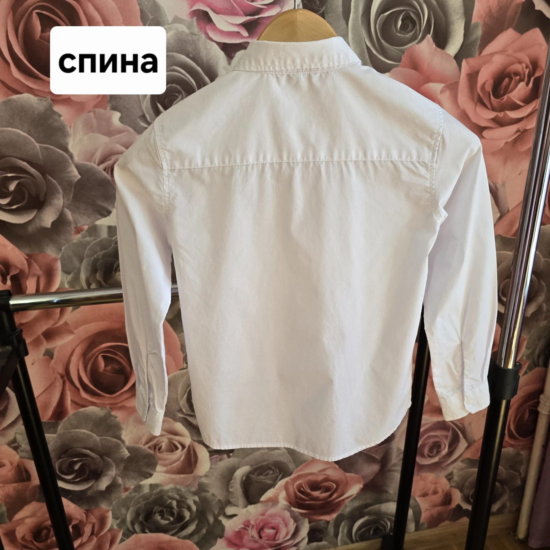 Рубашка дл.рукав на мальчика р.140 - миниатюра 9