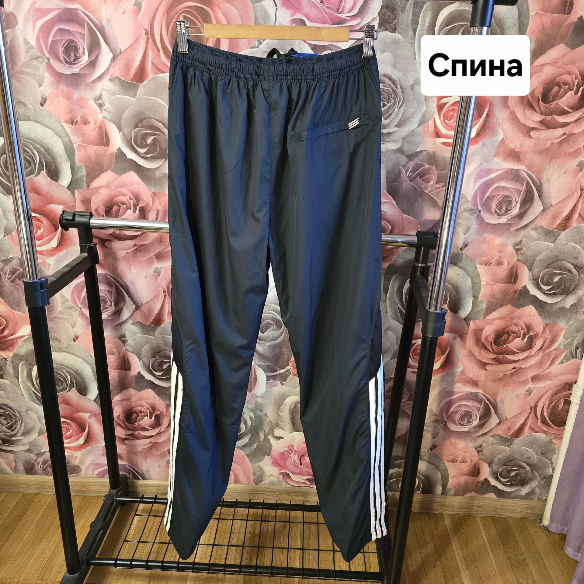 Мужские спортивные штаны плащевка Демисезон - миниатюра 8