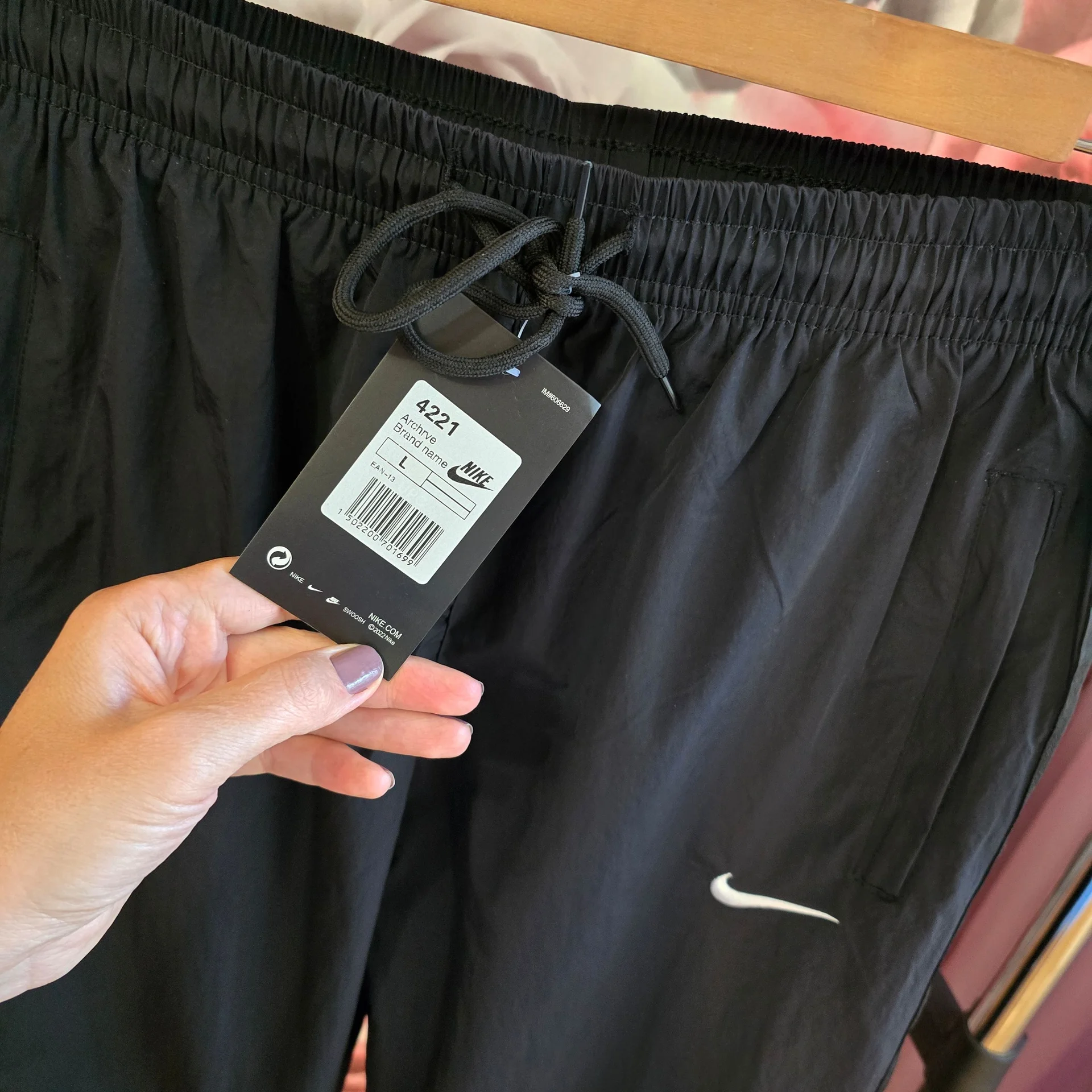 Женские штаны Nike плащевка Демисезон - миниатюра 5