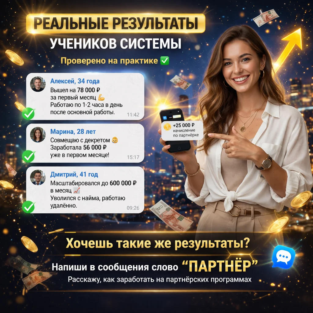 Обучение заработку на партнерках (бесплатно) - миниатюра 7