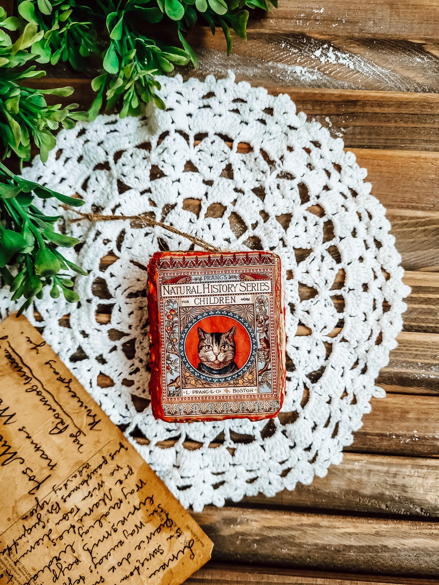 Декор книжка кот - изображение 1