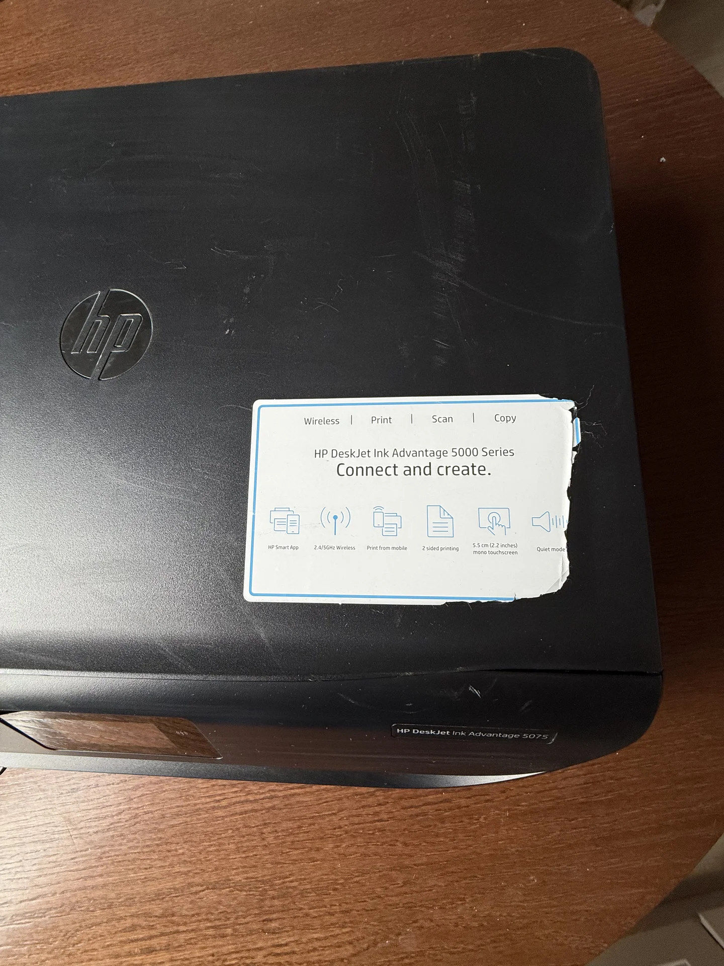 Принтер HP Deskjet Ink Advantage 5075 - миниатюра 2