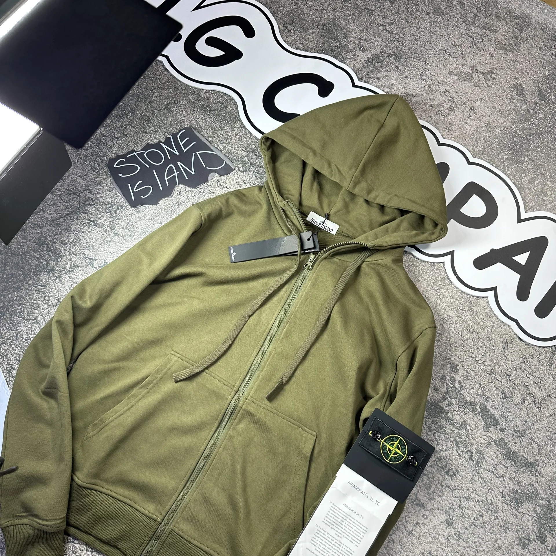 Зип худи Stone island - миниатюра 2
