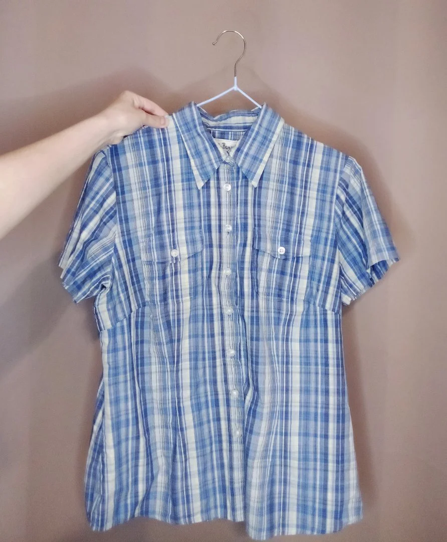 Рубашка хлопок 48р (L) Bonprix, клетка - миниатюра 4