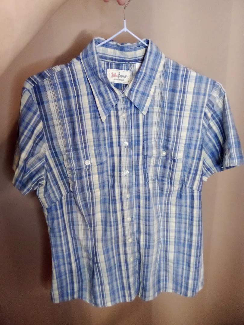 Рубашка хлопок 48р (L) Bonprix, клетка - миниатюра 5
