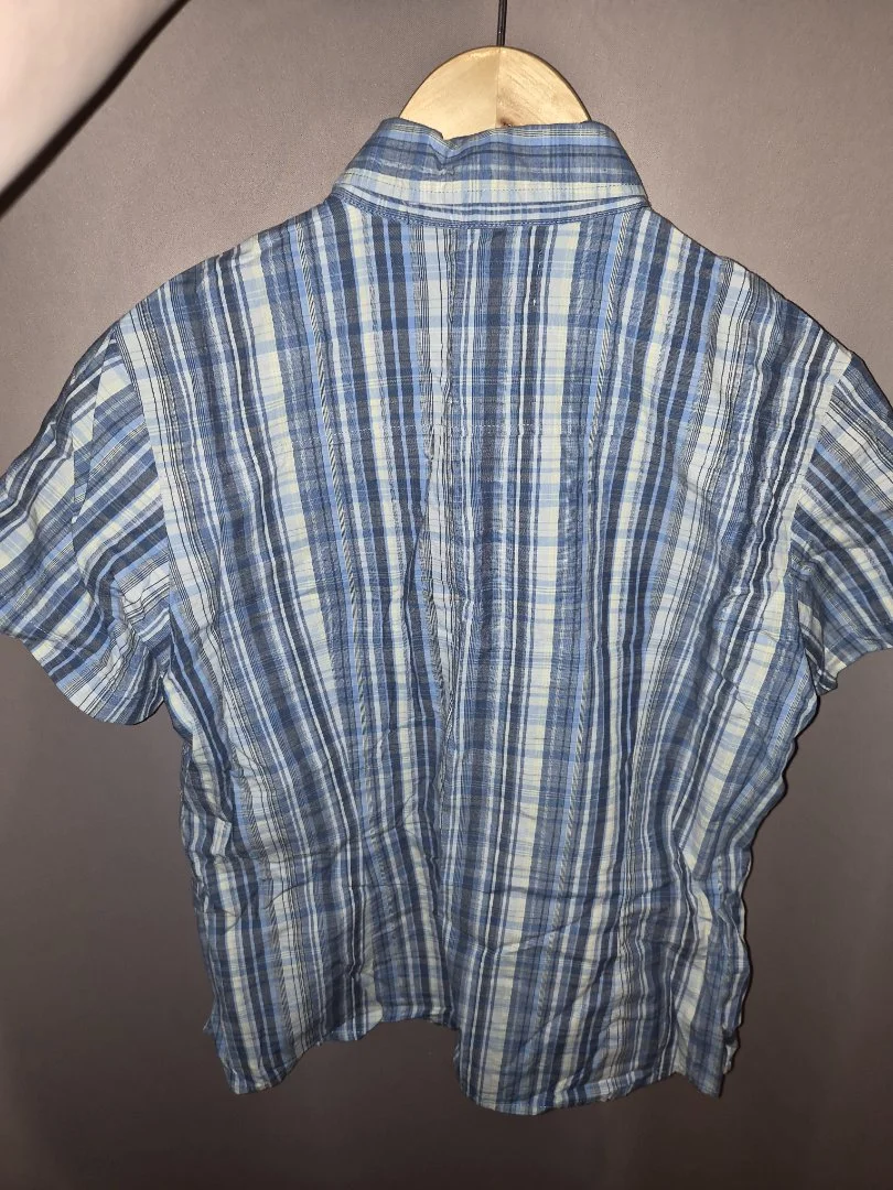 Рубашка хлопок 48р (L) Bonprix, клетка - миниатюра 9