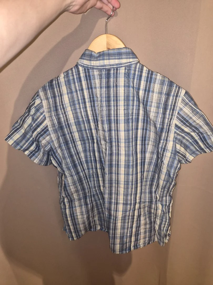 Рубашка хлопок 48р (L) Bonprix, клетка - миниатюра 10