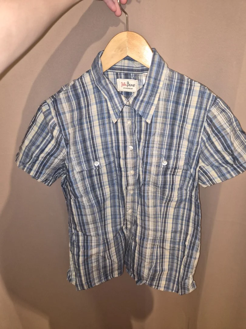 Рубашка хлопок 48р (L) Bonprix, клетка - миниатюра 11
