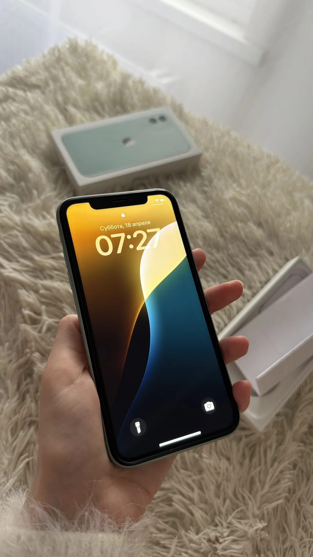 iPhone 11 128gb. Мятный. Не вскрывался. С чеком - изображение 1