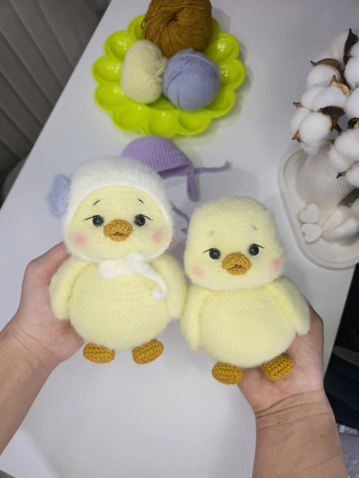 Вязаные игрушки ручной работы - миниатюра 3