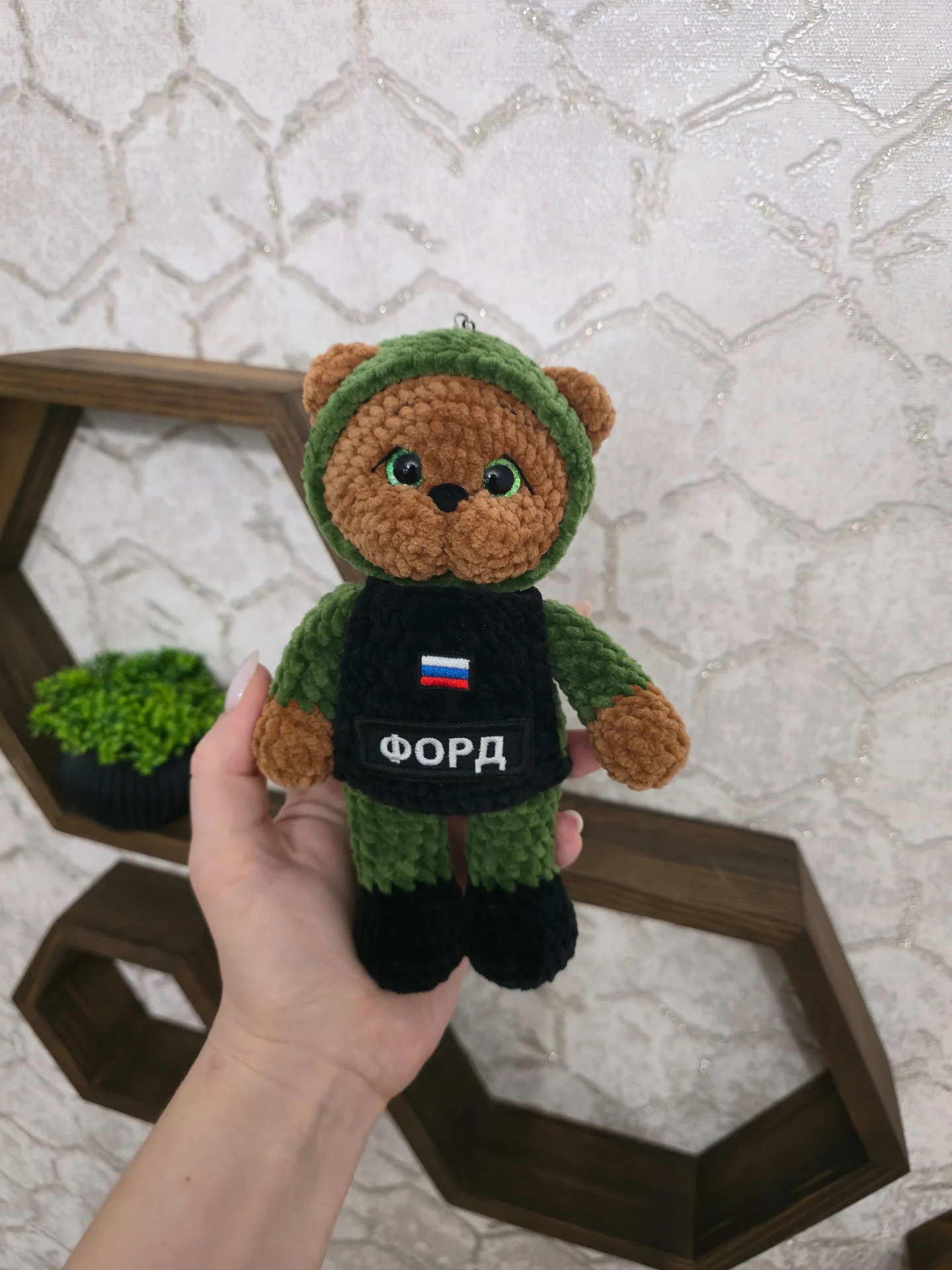 Вязаные игрушки ручной работы - миниатюра 6