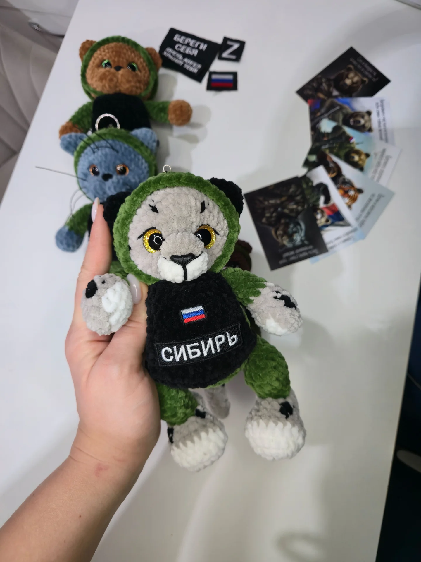 Вязаные игрушки ручной работы - миниатюра 8