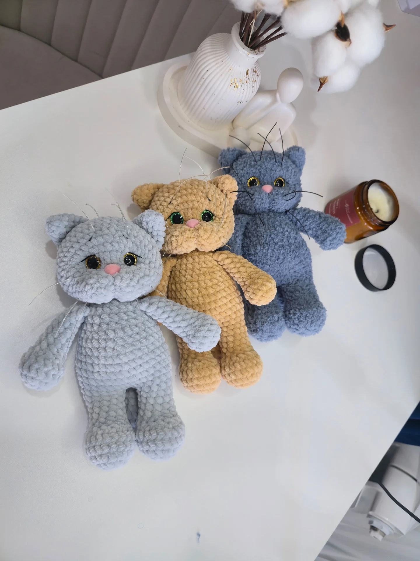 Вязаные игрушки ручной работы - миниатюра 10