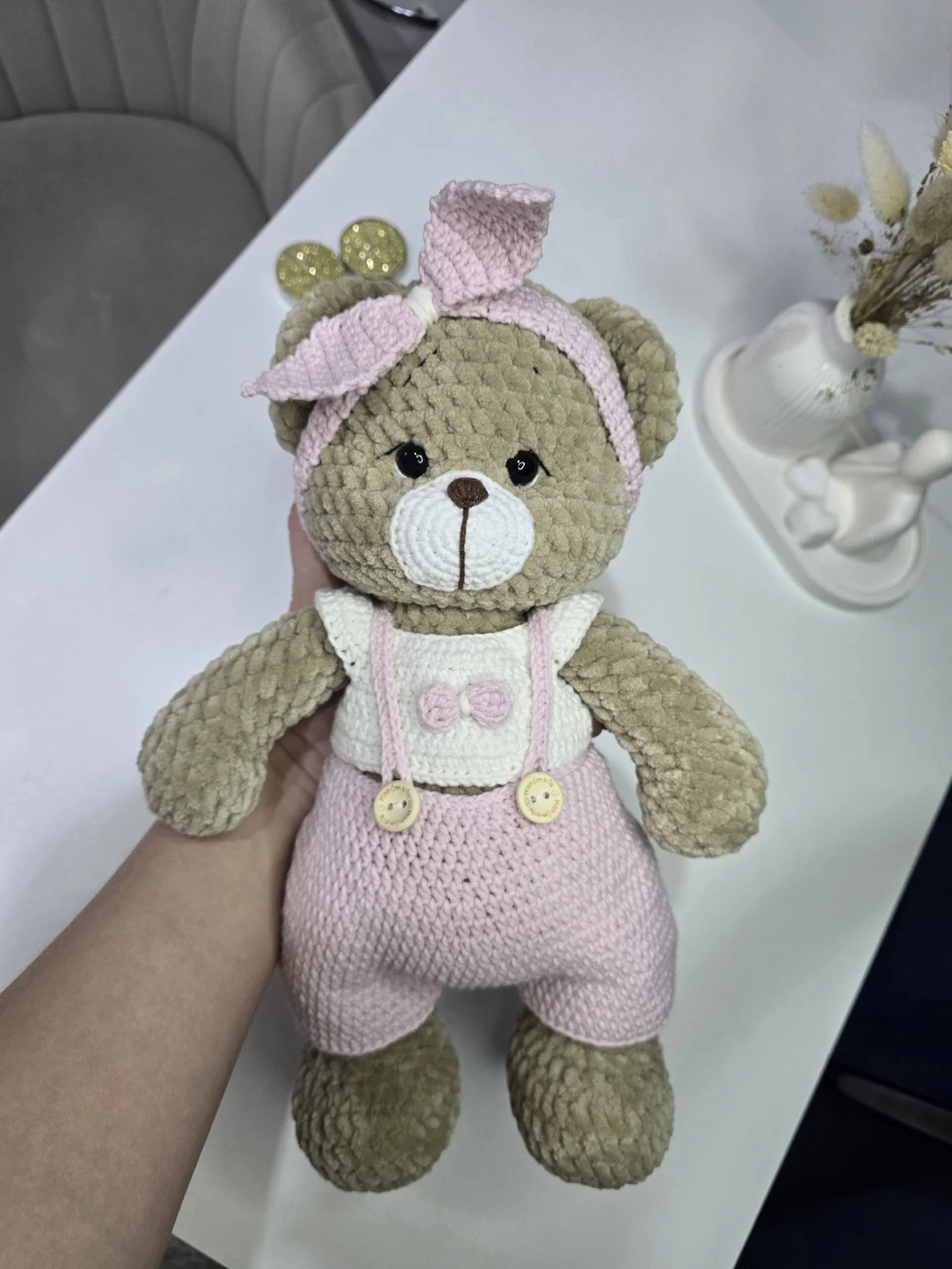 Вязаные игрушки ручной работы - миниатюра 13