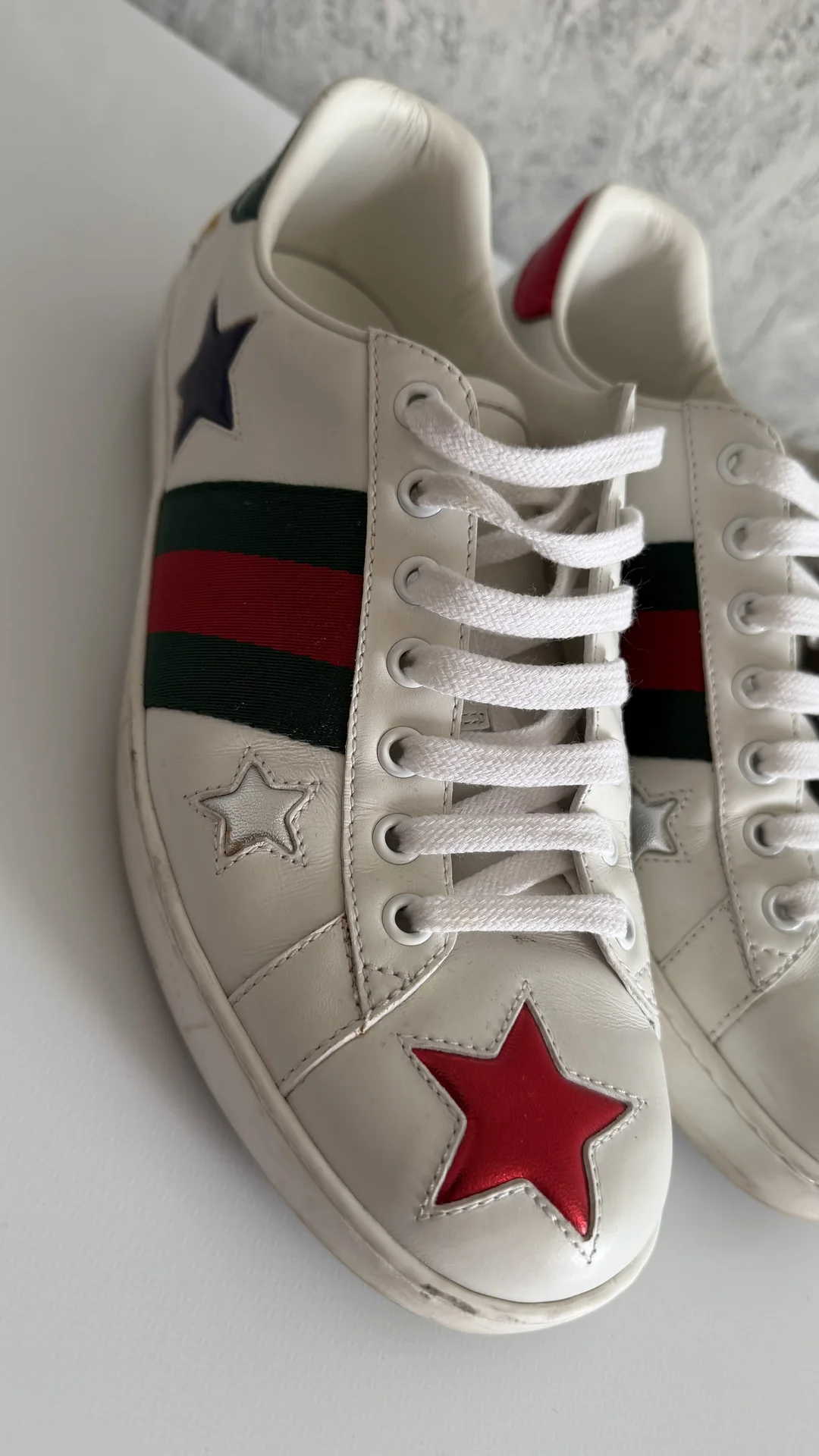 Кроссовки Gucci Wmns Ace 'Stars' - миниатюра 10