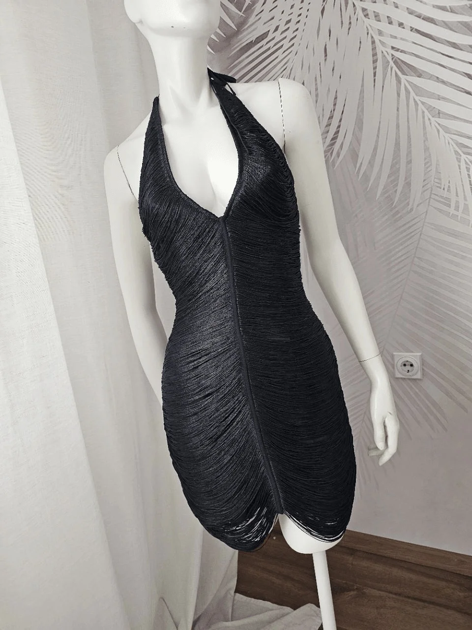 Платье Zara с бахромой,новое с биркой - миниатюра 4