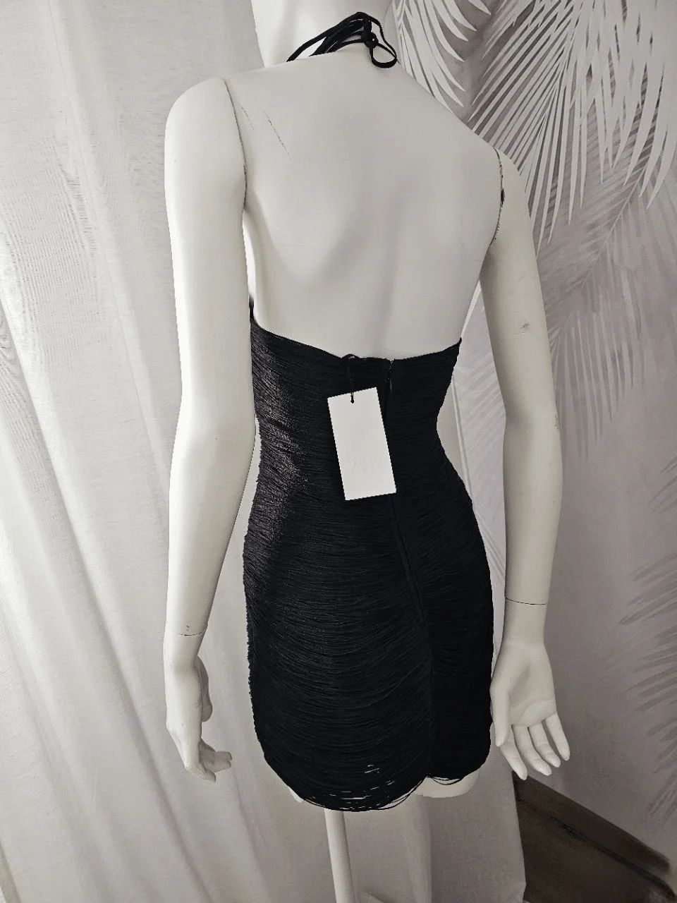 Платье Zara с бахромой,новое с биркой - миниатюра 5