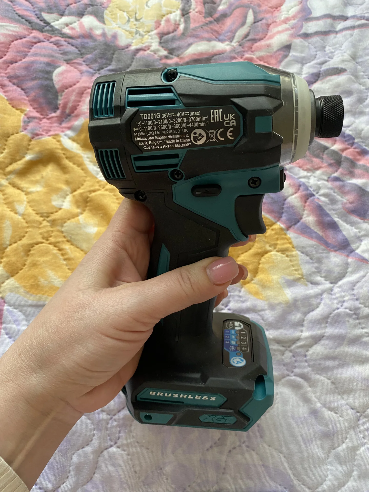 Шуруповерт ударный makita TD001G новый - миниатюра 2