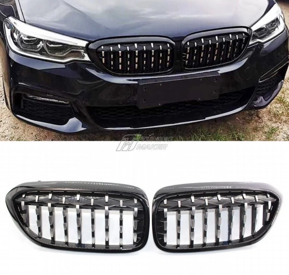 Решетка радиатора BMW 5 G30 Diamond - изображение 1