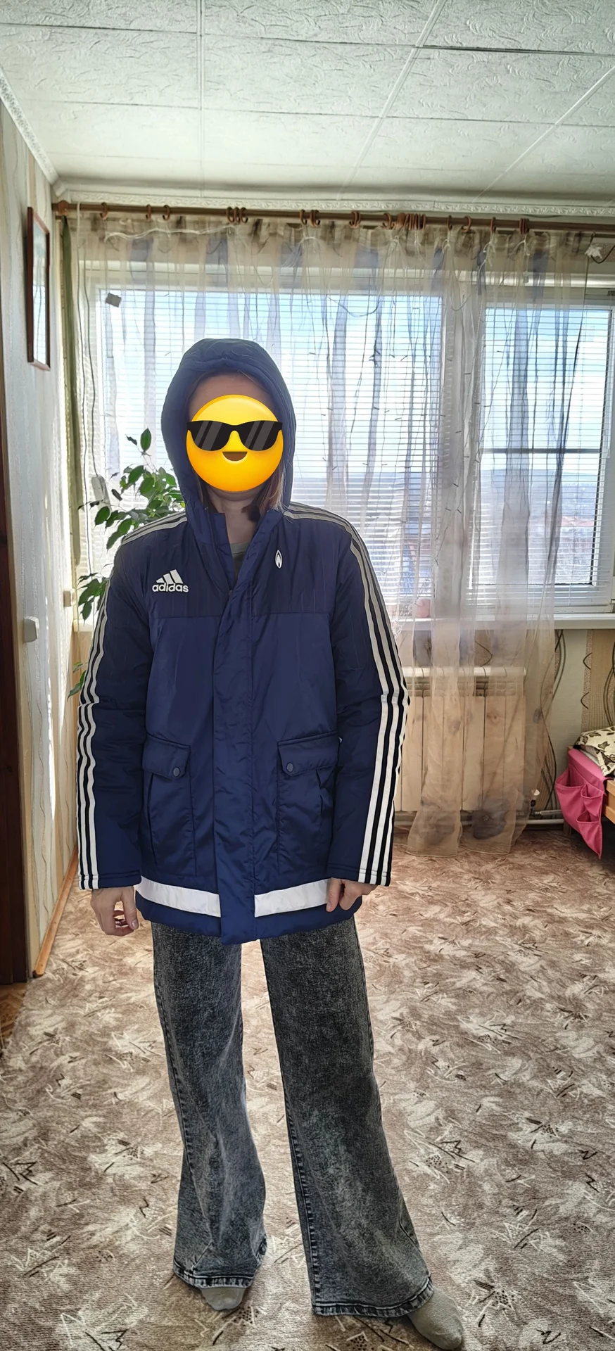 Куртка пуховик Adidas - миниатюра 3