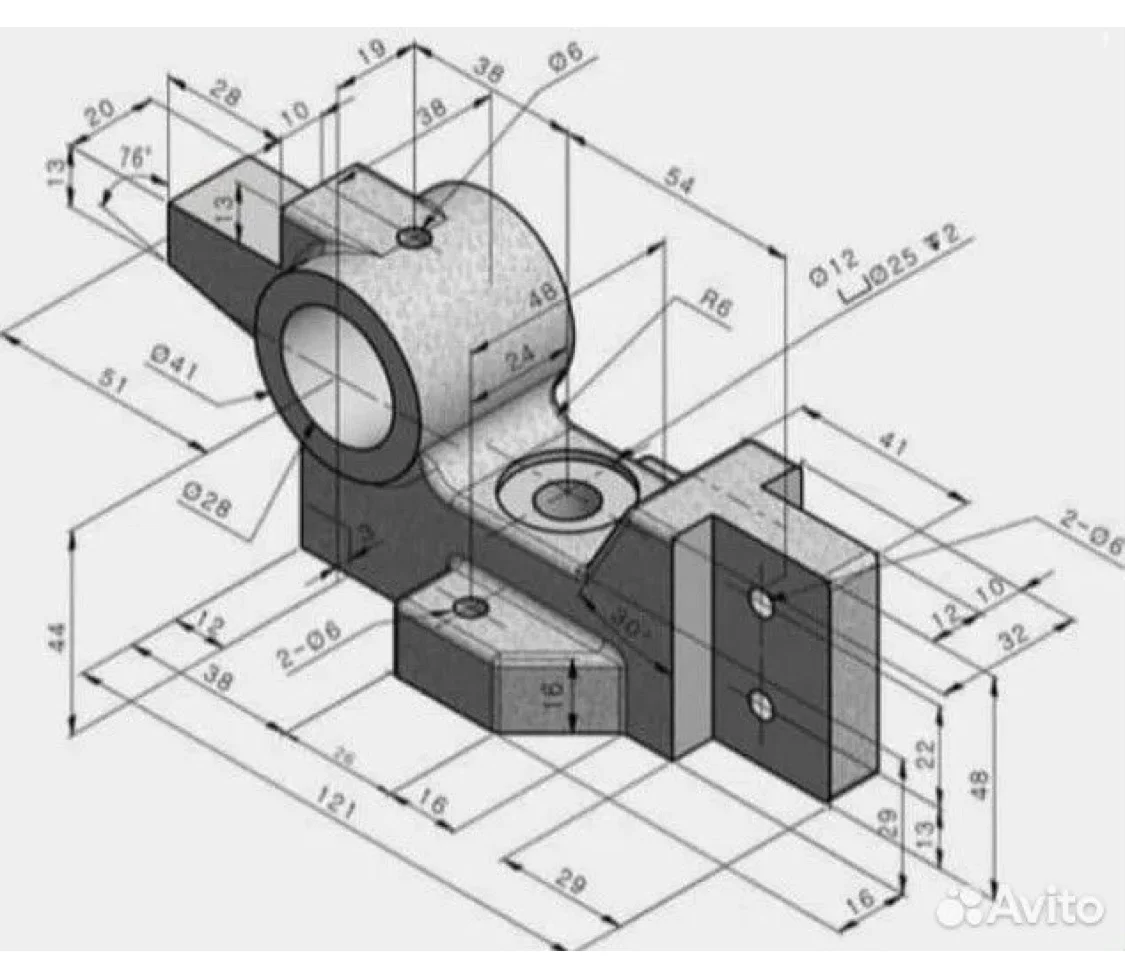Чертежи /3d модели solidworks/компас 3Д - изображение 1