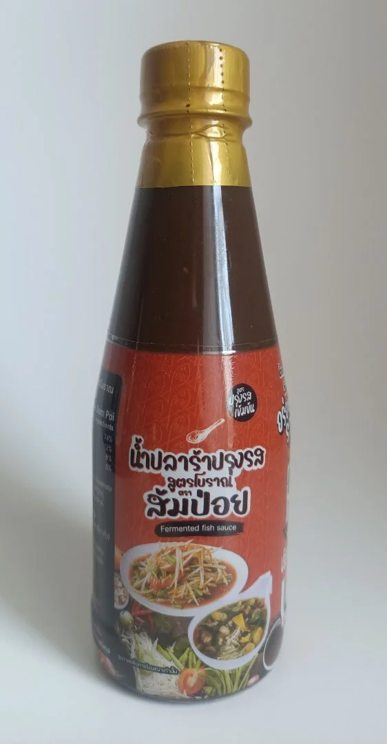 Ферментированный рыбный соус sompoi ส้มป่อย น้ำปลาร้าปรุงรสสูตรโบราณ 380 มล. - изображение 1