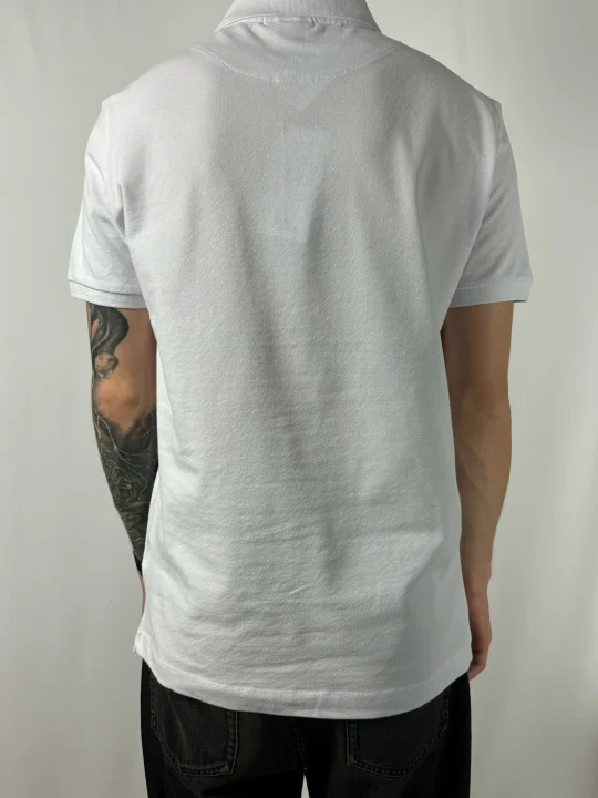 Батник (поло) Lacoste Классика Белый Турция - миниатюра 5
