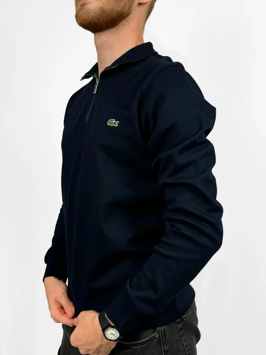 Джемпер Полузамок Lacoste Синий Турция - миниатюра 3