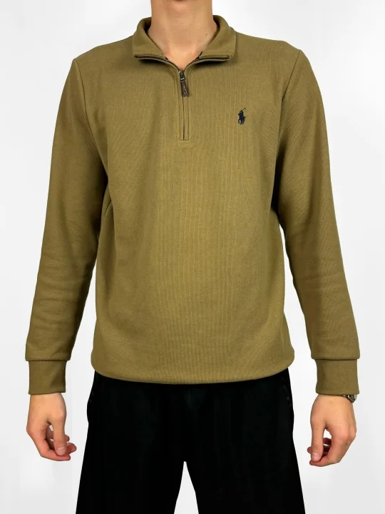 Джемпер Полузамок Polo Ralph Lauren Бежевый Турция - миниатюра 2