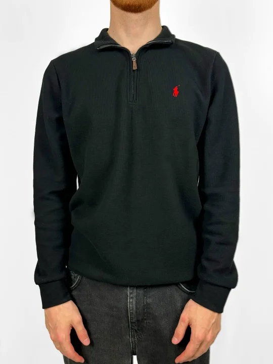 Джемпер Полузамок Polo Ralph Lauren Черный Турция - миниатюра 2