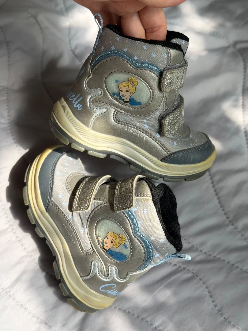 Зимние ботинки Geox Disney Princess 22 - миниатюра 2