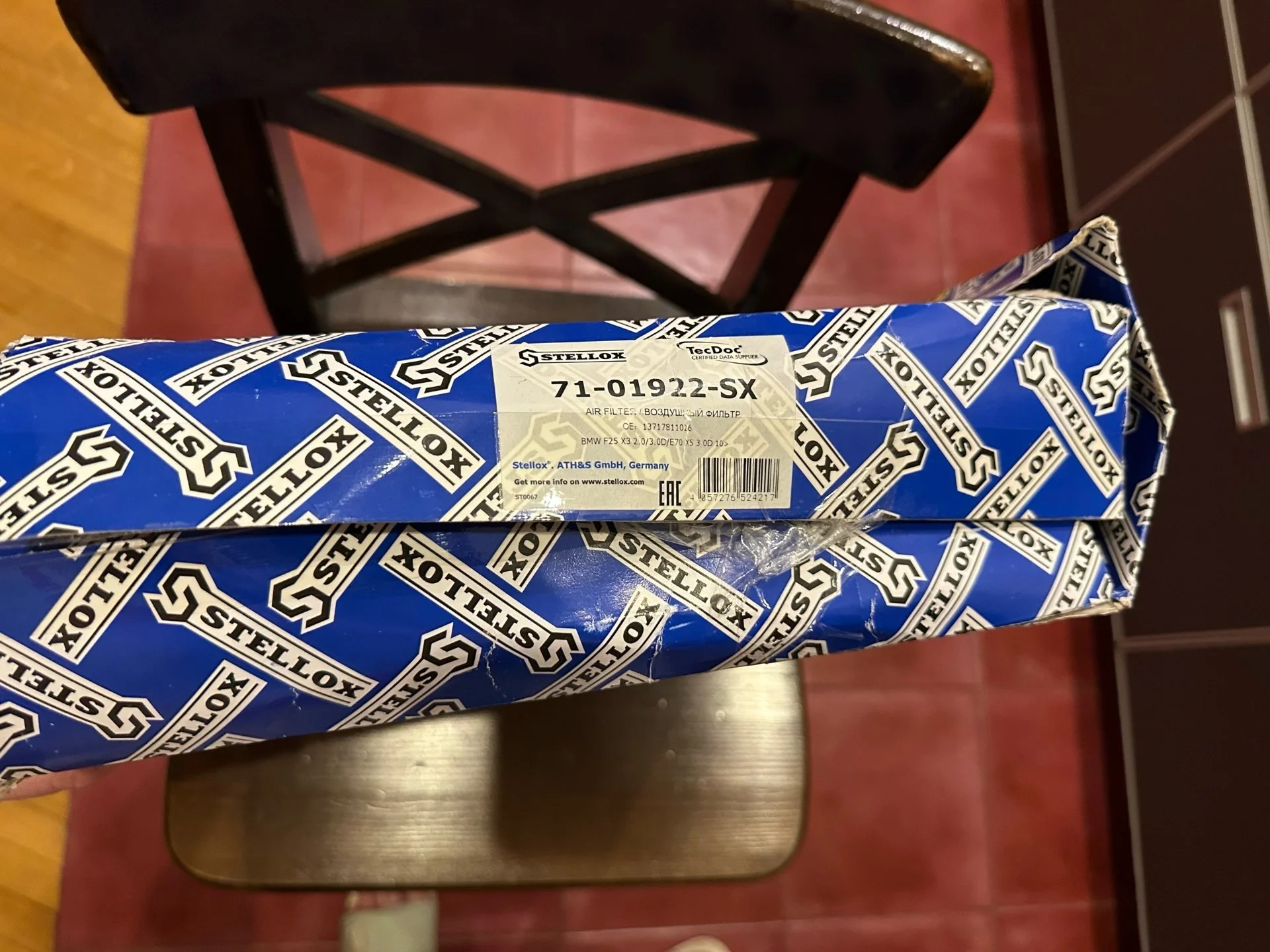 Воздушный фильтр stellox 71-01922-sx - миниатюра 4