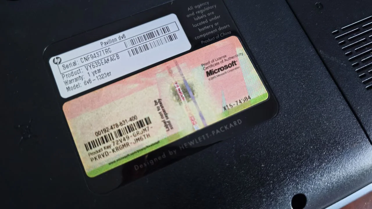 Ноутбук бу нерабочий HP на запчасти - миниатюра 2