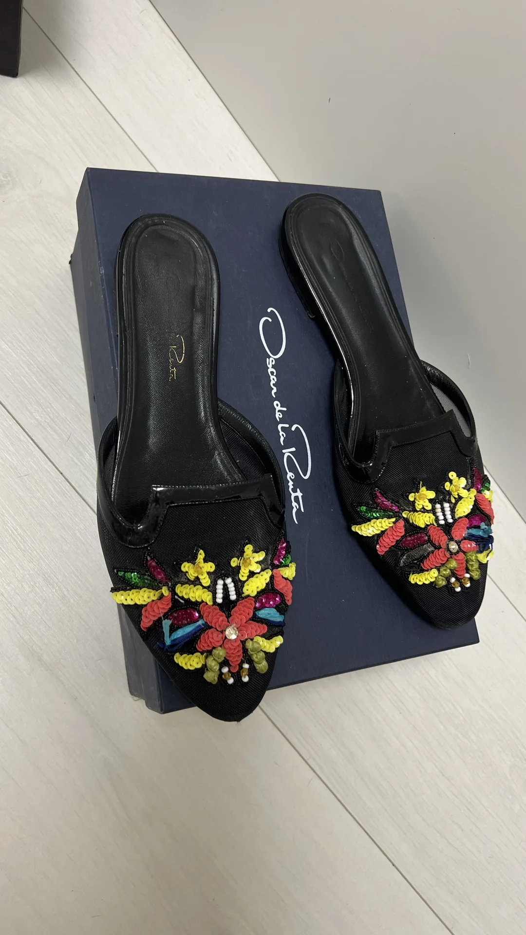 Мюли Oscar De la renta оригинал - миниатюра 2