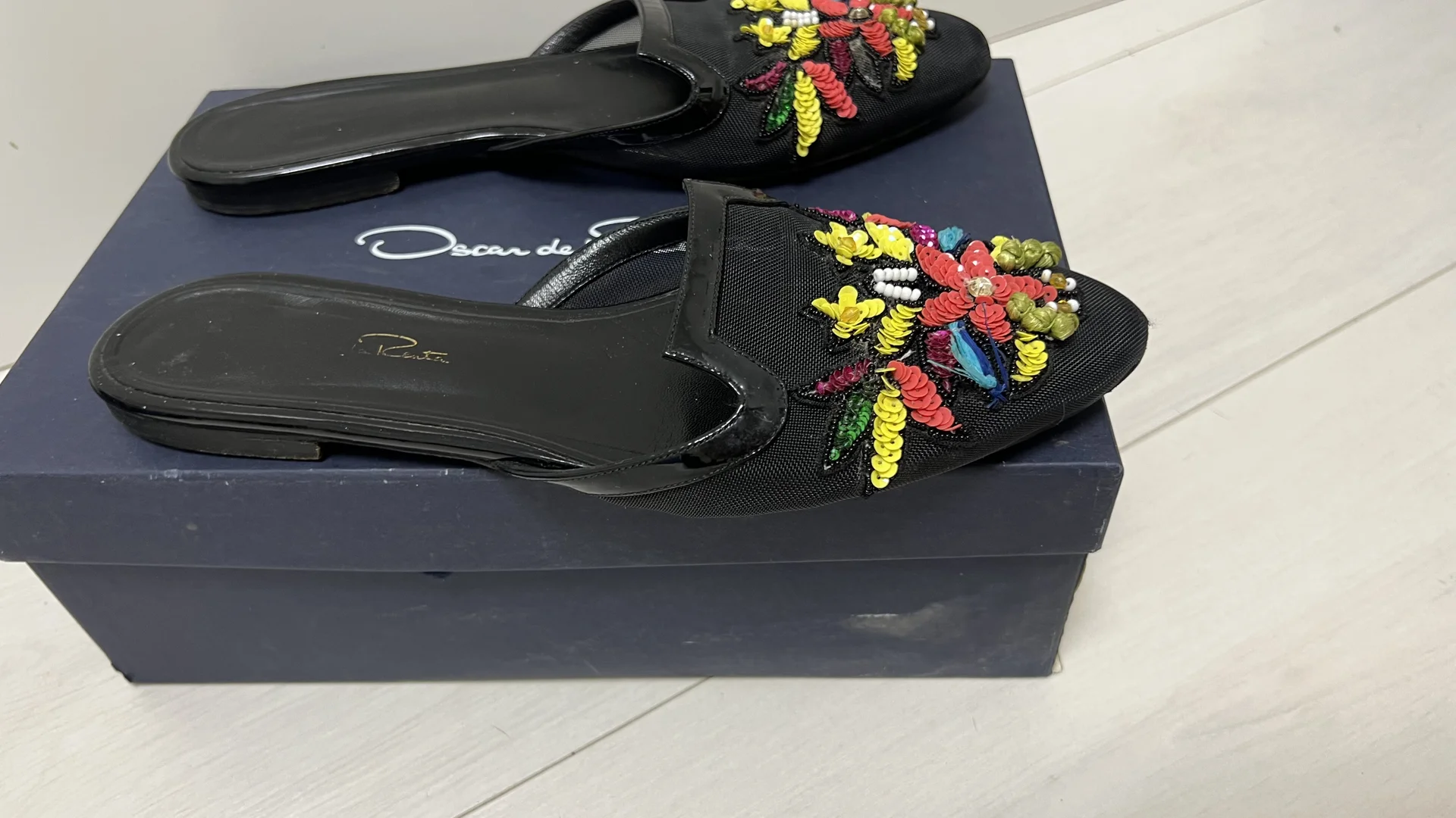 Мюли Oscar De la renta оригинал - миниатюра 4