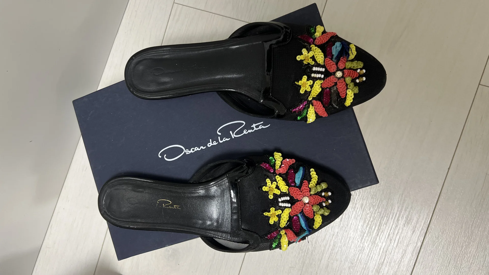 Мюли Oscar De la renta оригинал - миниатюра 7
