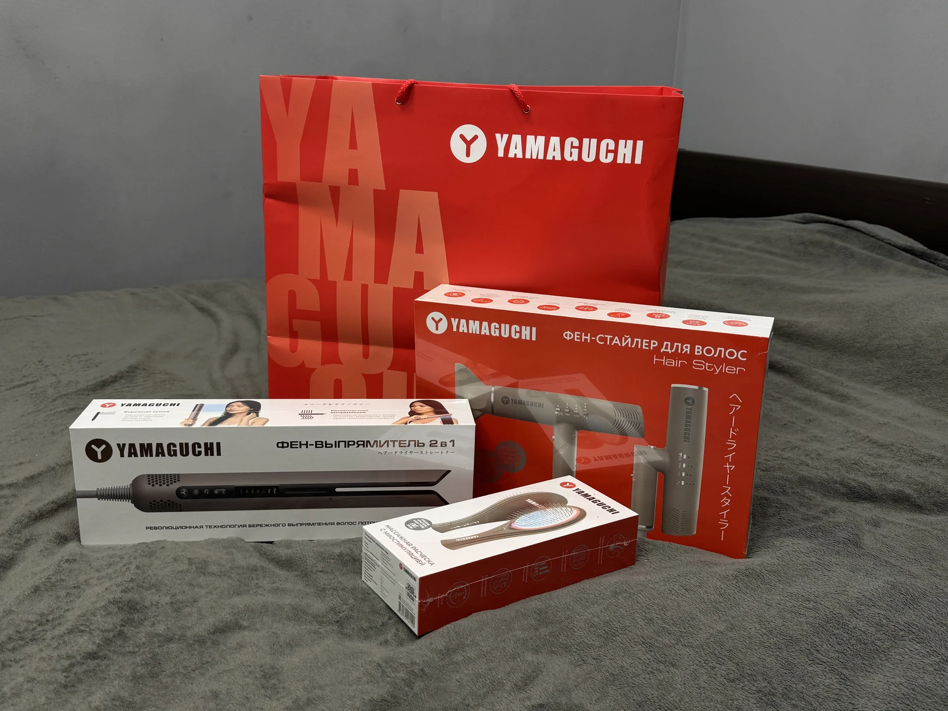 Фен + выпрямитель + расческа Yamaguchi - изображение 1