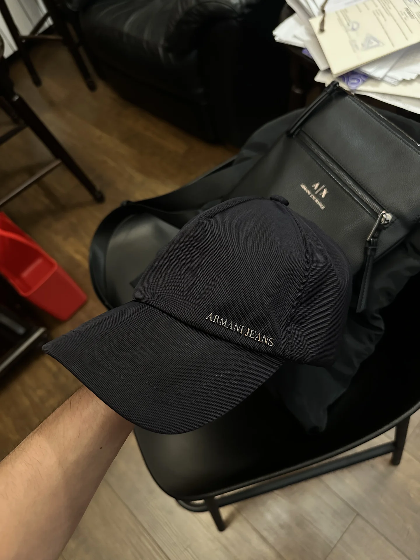 кепка armani jeans original - миниатюра 4