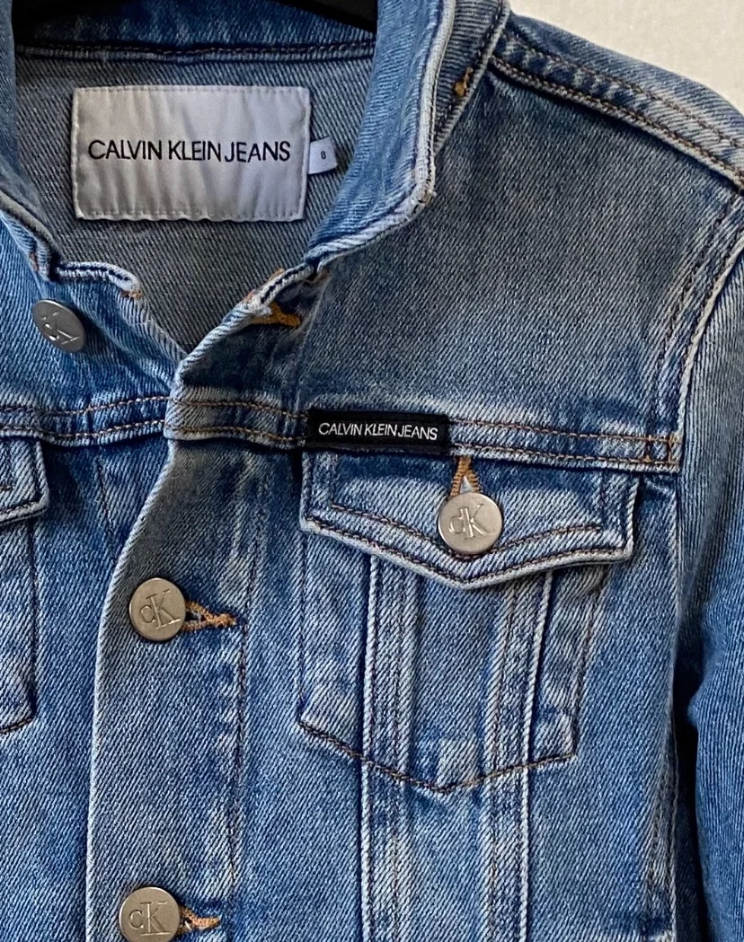 Джинсовая куртка Calvin Klein 8 оригинал - миниатюра 3